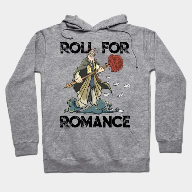 Roleplaying RPG Valentines Day TableTop D20 Dice Wizard Gift Hoodie by TellingTales